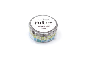 MT Slim Deco Washi Tape - Geometric