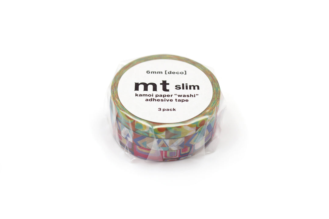 MT Slim Deco Washi Tape - Retro