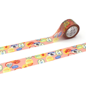 MT Trehari Washi Tape - Retro Fruit Label (Fab Tracing Paper)