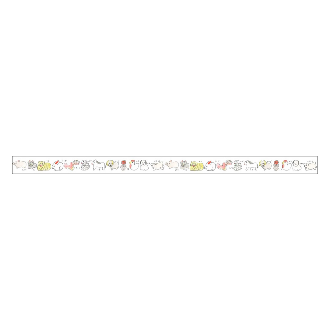 MT x Isabelle Boinot Washi Tape in Zodiac — MT Tape washi tape — decorative Japanese paper tape for journaling and craft, at Cityluxe Singapore