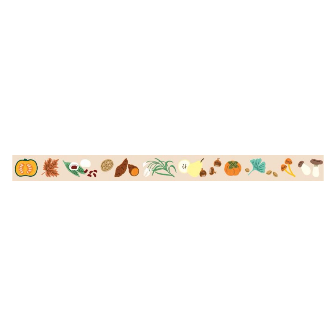 MT x Léa Maupetit Washi Tape - Golden Autumn