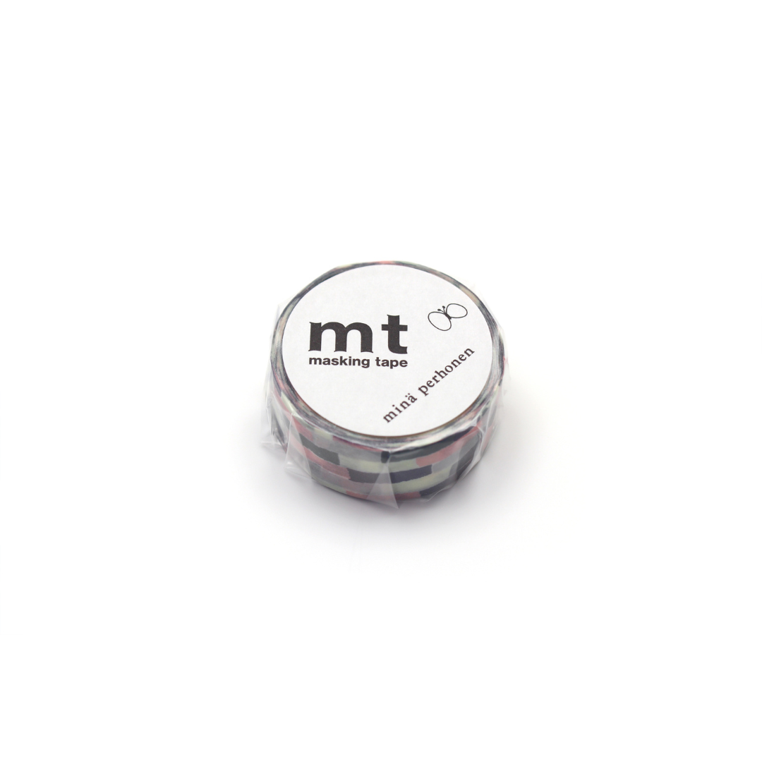 MT x Mina Perhonen Washi Tape in Luminescent Light Collage — MT Tape washi tape — decorative Japanese paper tape for journaling and craft, at Cityluxe Singapore