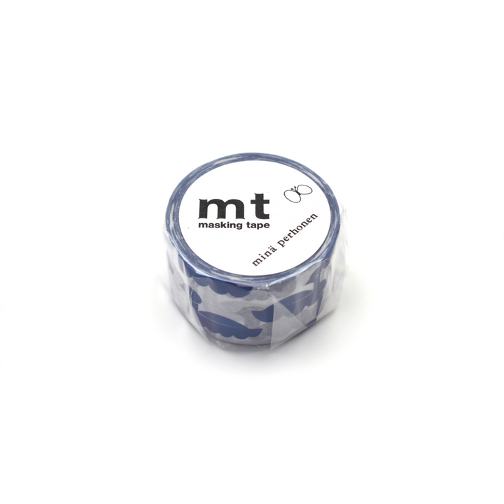 MT x Mina Perhonen Washi Tape in Sea Birds — MT Tape washi tape — decorative Japanese paper tape for journaling and craft, at Cityluxe Singapore