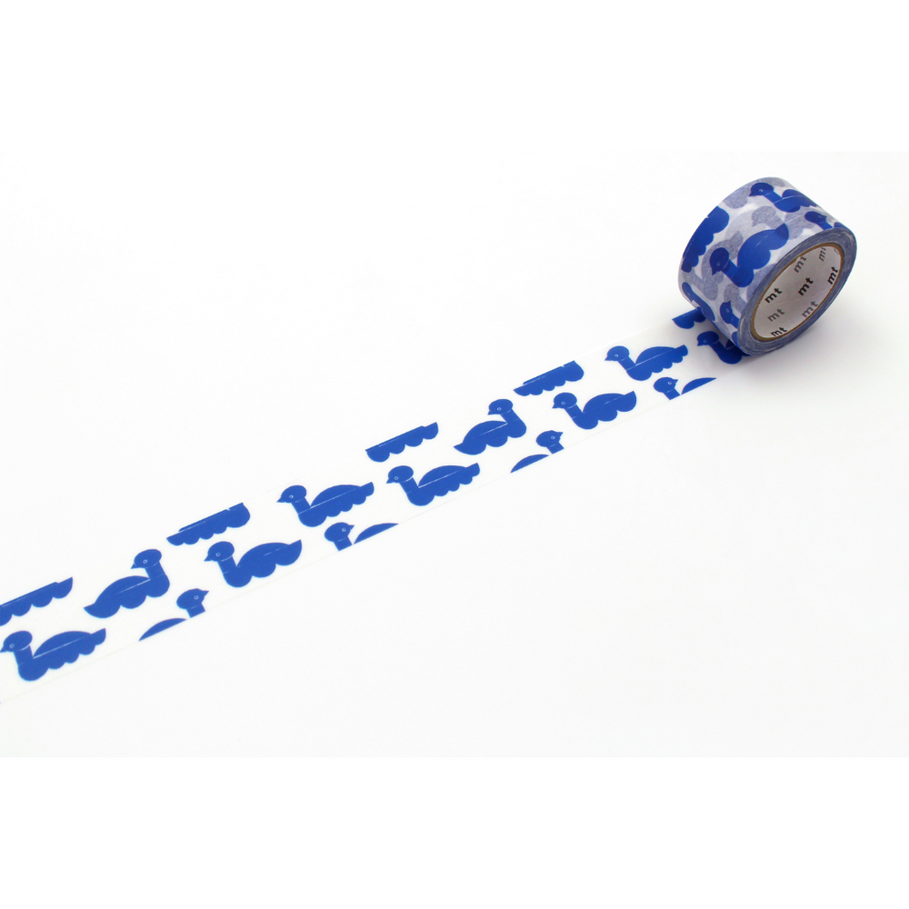 MT x Mina Perhonen Washi Tape in Sea Birds — MT Tape washi tape — decorative Japanese paper tape for journaling and craft, at Cityluxe Singapore