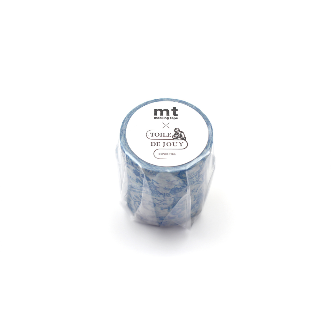 MT x Toile de Jouy Washi Tape in Chinoiseries — MT Tape washi tape — decorative Japanese paper tape for journaling and craft, at Cityluxe Singapore