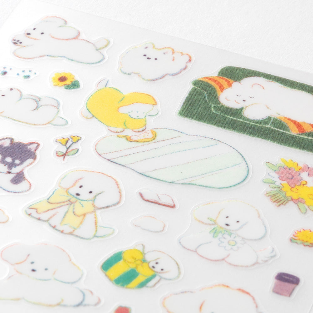 Midori Sticker [M] (1 Sheet) - Dog — detail view