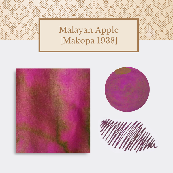 Load image into Gallery viewer, Vinta Inks 30ml Ink Bottle Malayan Apple (Makopa 1938)
