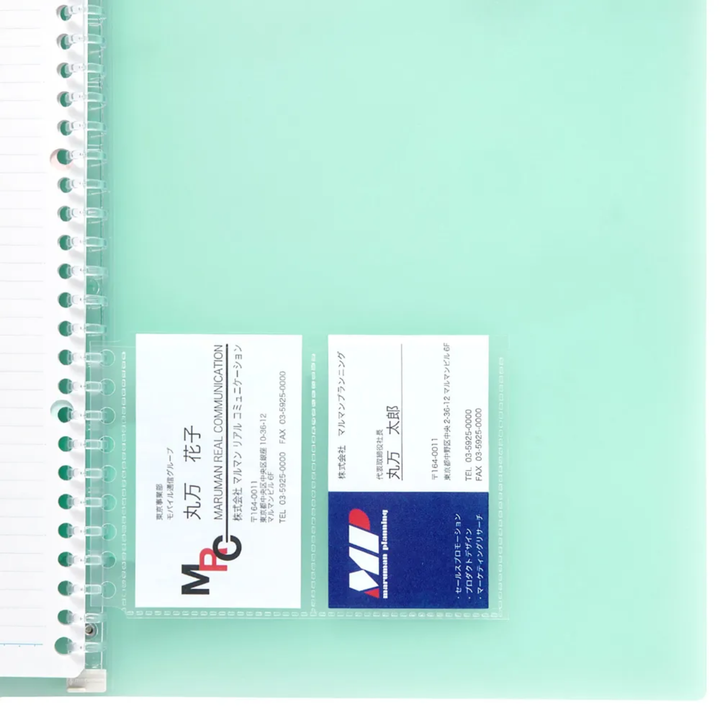 Maruman Mini Size Business/Credit Card Organizer