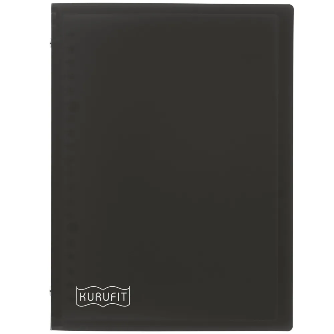 Maruman A5 Binder Kurufit Black — Maruman binder — premium stationery and lifestyle, at Cityluxe Singapore