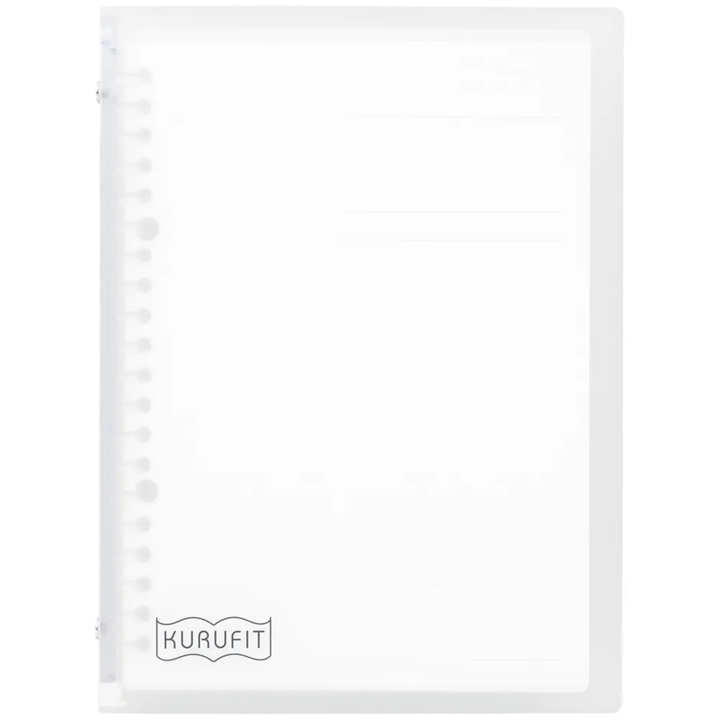 Maruman A5 Binder Kurufit Clear — front view