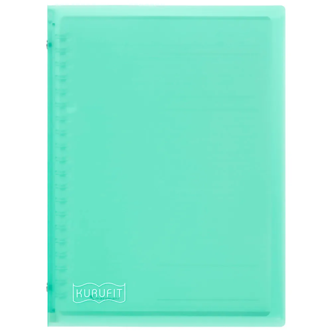 Maruman A5 Binder Kurufit Light Blue — Maruman binder — premium stationery and lifestyle, at Cityluxe Singapore