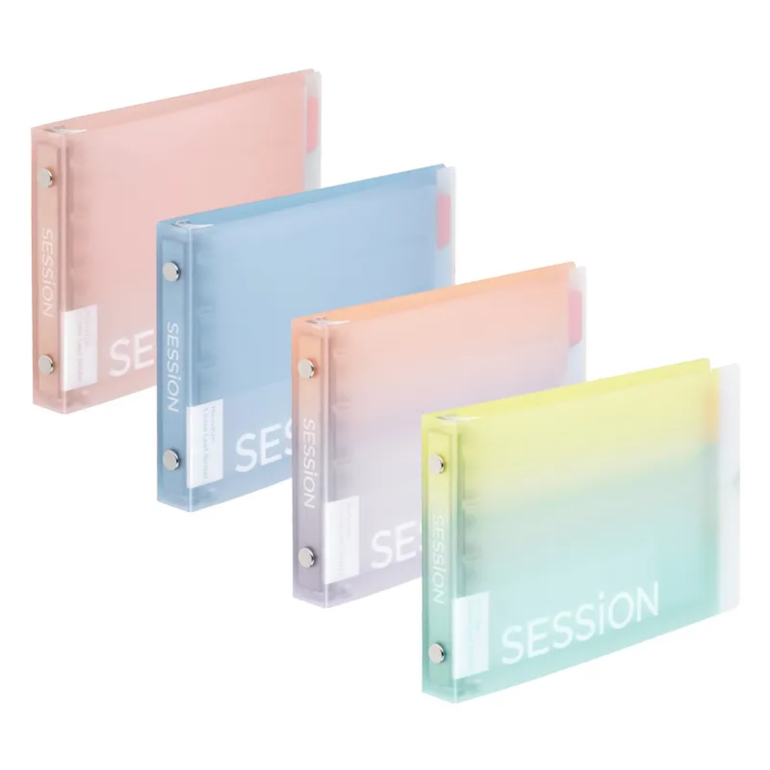 Maruman Mini size Binder SESSiON MINI Lemon Soda — side view