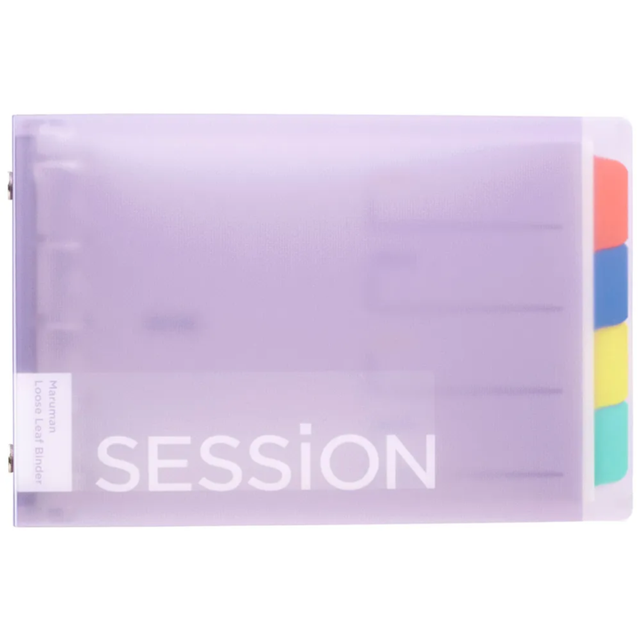 Maruman Mini size Binder SESSiON MINI Light Purple — Maruman binder — premium stationery and lifestyle, at Cityluxe Singapore