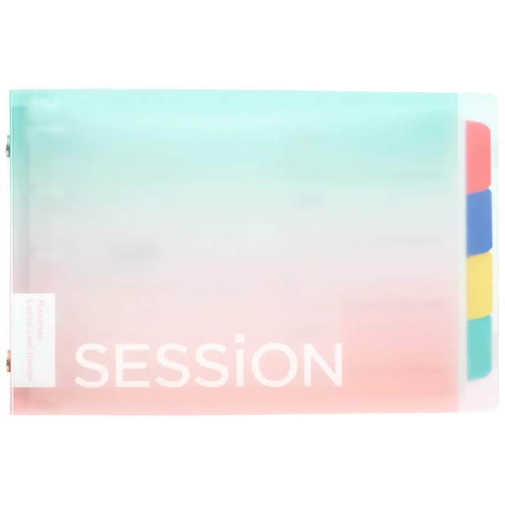 Maruman Mini size Binder SESSiON MINI Gradation — Maruman binder — premium stationery and lifestyle, at Cityluxe Singapore