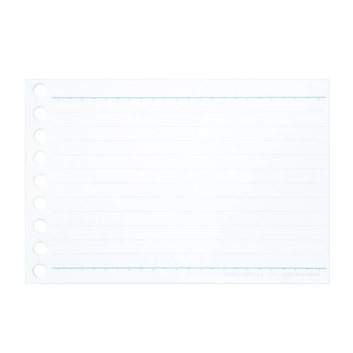 Maruman Mini size Loose Leaf 6mm Line — detail view