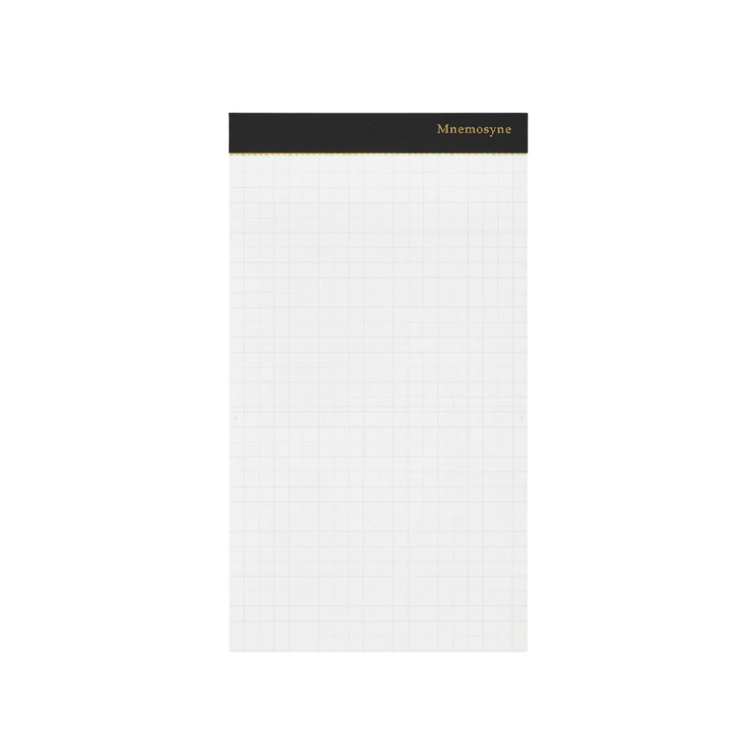 Maruman Mnemosyne 100x180mm Memo Pad in Graph (Black) — Maruman notes/memos — premium stationery and lifestyle, at Cityluxe Singapore