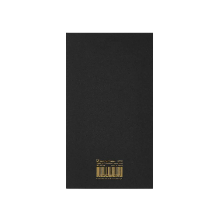 Maruman Mnemosyne 100x180mm Memo Pad in Graph (Black) — Maruman notes/memos — premium stationery and lifestyle, at Cityluxe Singapore