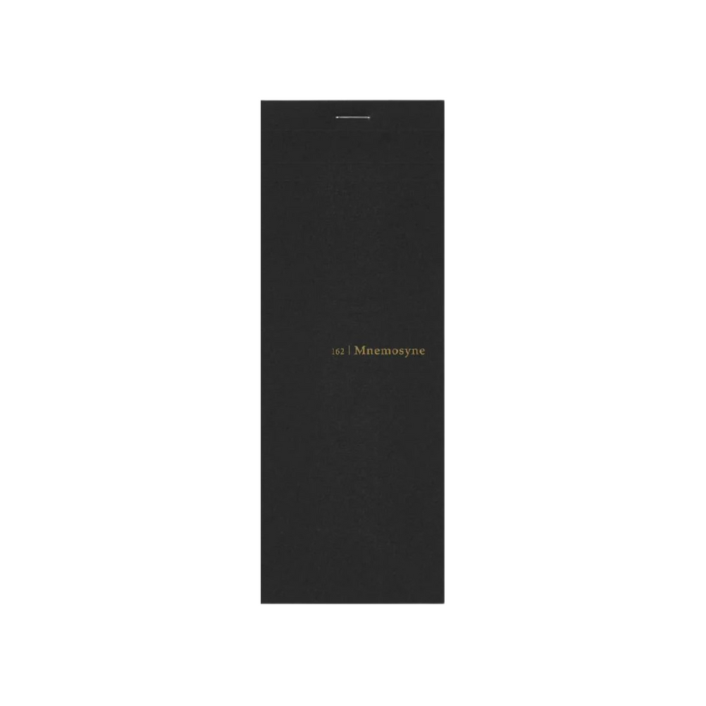 Maruman Mnemosyne 7.87 x 2.95 Inches (Long type) Memo Pad in Graph (Black) — Maruman notes/memos — premium stationery and lifestyle, at Cityluxe Singapore