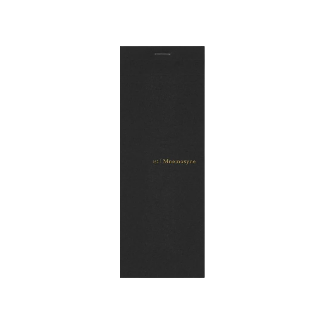 Maruman Mnemosyne 7.87 x 2.95 Inches (Long type) Memo Pad in Graph (Black) — Maruman notes/memos — premium stationery and lifestyle, at Cityluxe Singapore