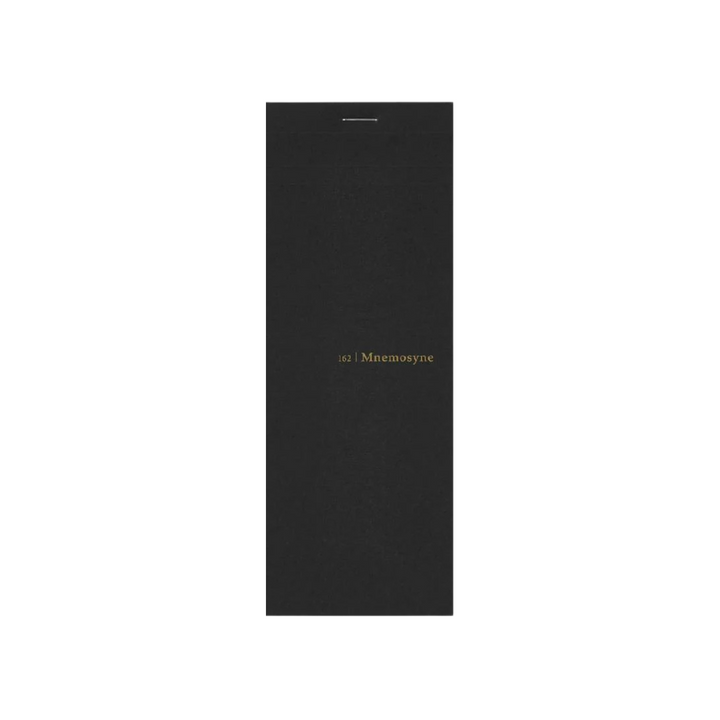 Maruman Mnemosyne 7.87 x 2.95 Inches (Long type) Memo Pad in Graph (Black) — Maruman notes/memos — premium stationery and lifestyle, at Cityluxe Singapore