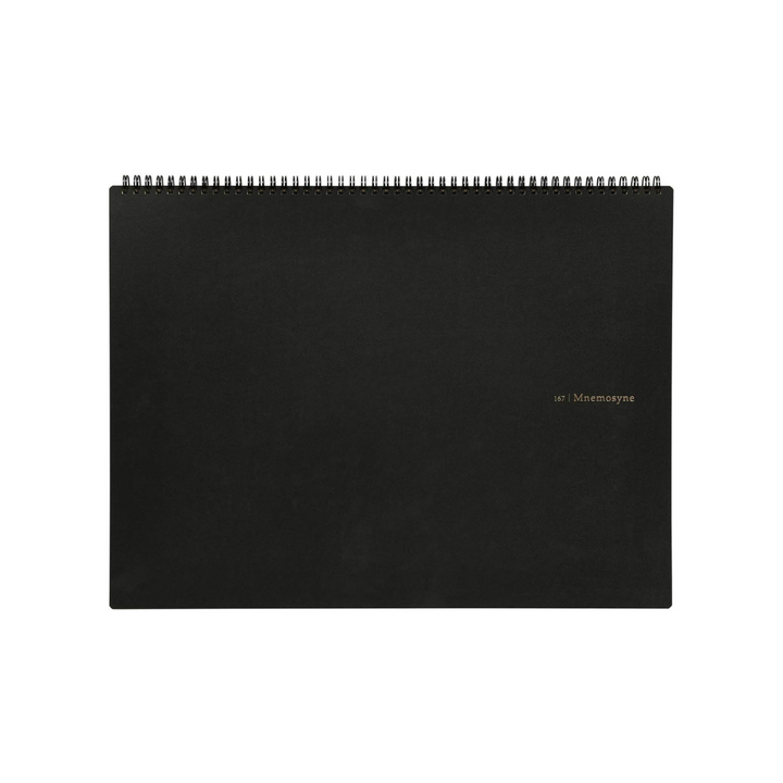 Maruman Mnemosyne A3 Notebook in Landscape / Graph (Black) — Maruman notes/memos — premium stationery and lifestyle, at Cityluxe Singapore
