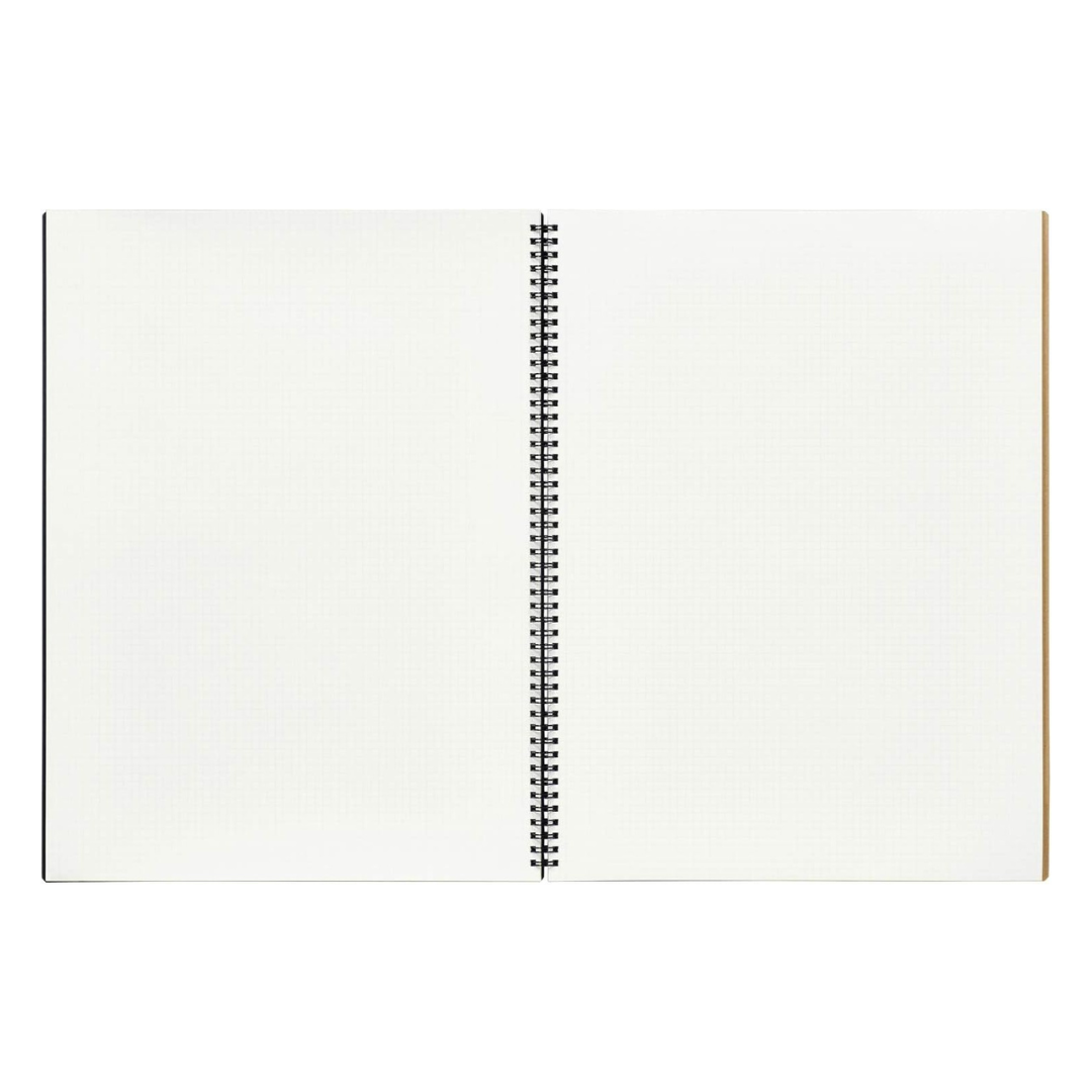 Maruman Mnemosyne A3 Notebook in Landscape / Graph (Black) — Maruman notes/memos — premium stationery and lifestyle, at Cityluxe Singapore