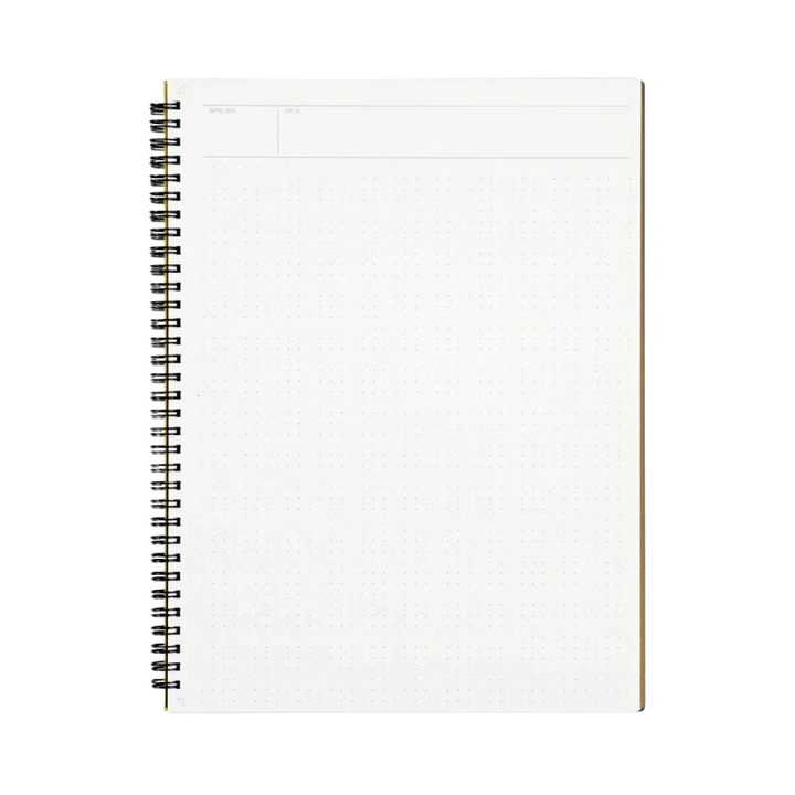 Maruman Mnemosyne A4 Notebook in Dot Grid (Black) — Maruman notes/memos — premium stationery and lifestyle, at Cityluxe Singapore