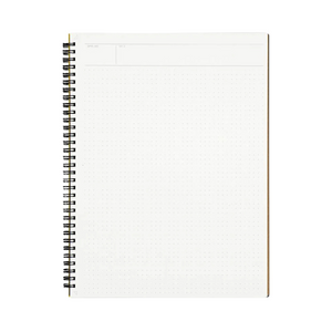 Maruman Mnemosyne A4 Notebook - Dot Grid (Black)