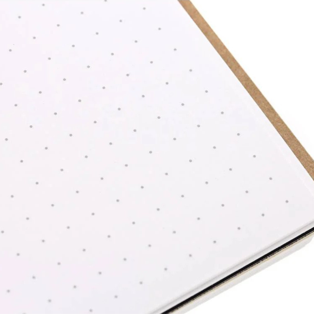 Maruman Mnemosyne A4 Notebook in Dot Grid (Black) — Maruman notes/memos — premium stationery and lifestyle, at Cityluxe Singapore