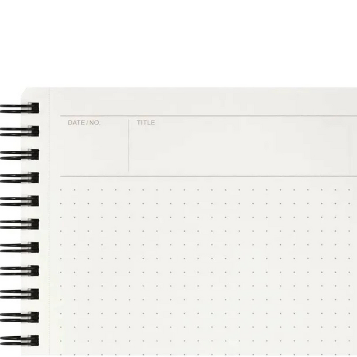 Maruman Mnemosyne A4 Notebook in Dot Grid (Black) — Maruman notes/memos — premium stationery and lifestyle, at Cityluxe Singapore