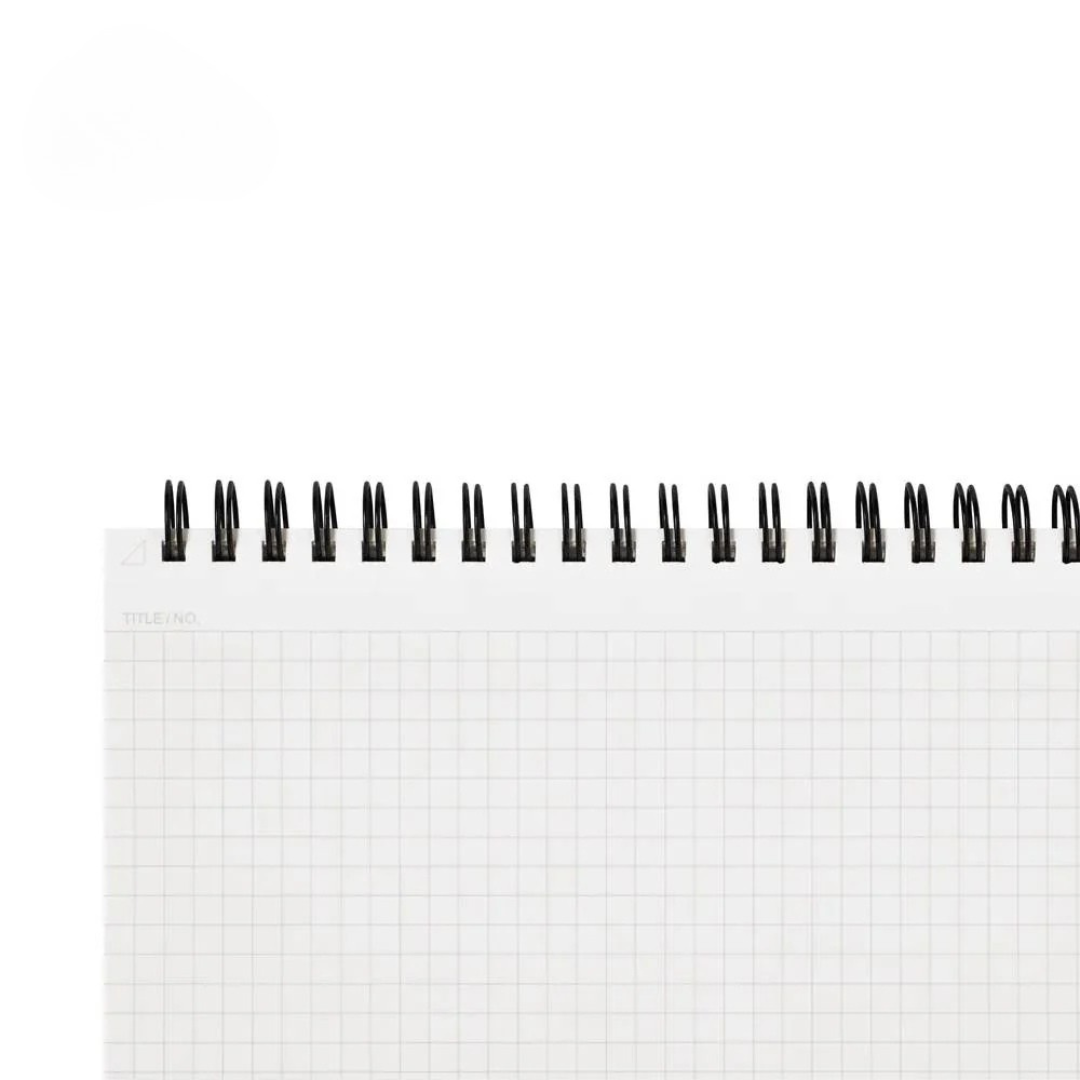 Maruman Mnemosyne A4 Notebook in Landscape / Graph (Black) — Maruman notes/memos — premium stationery and lifestyle, at Cityluxe Singapore