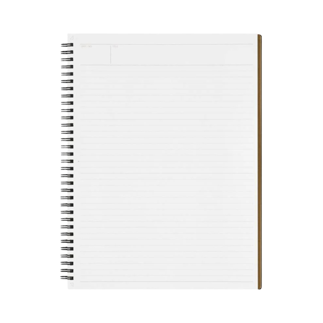 Maruman Mnemosyne A4 Notebook in Lined (Black) — Maruman notes/memos — premium stationery and lifestyle, at Cityluxe Singapore