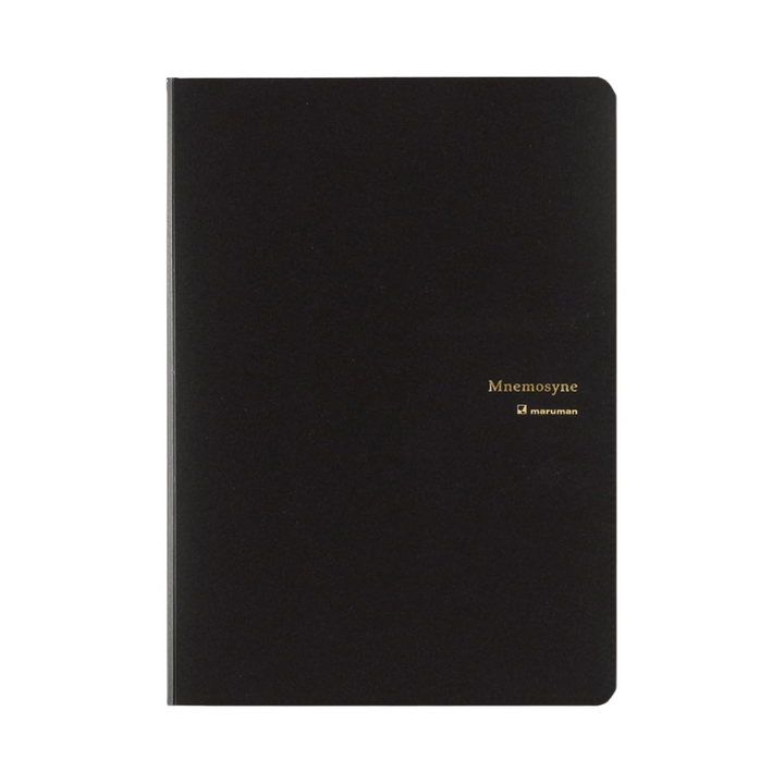 Maruman Mnemosyne Notepad Holder with A4 Graph Notepad (Black) — Maruman notes/memos — premium stationery and lifestyle, at Cityluxe Singapore