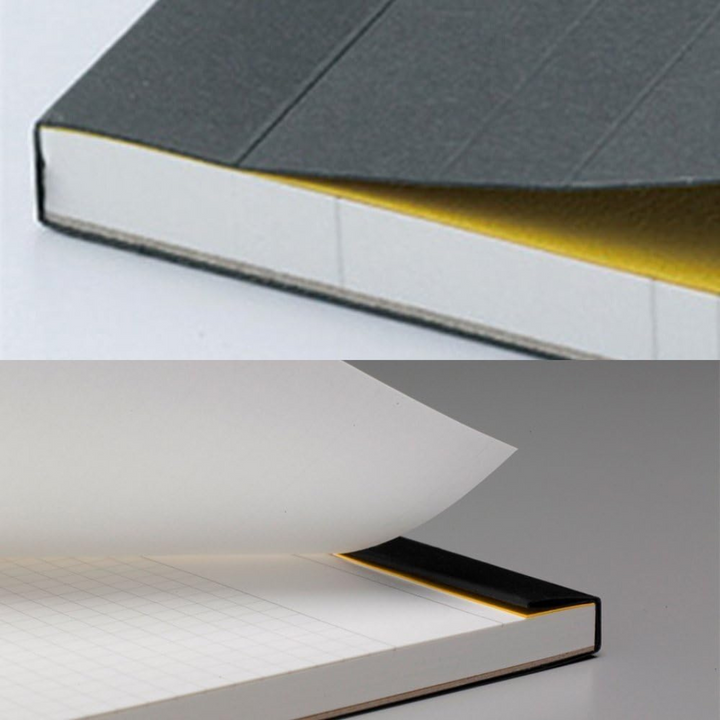 Maruman Mnemosyne Notepad Holder with A4 Graph Notepad (Black) — Maruman notes/memos — premium stationery and lifestyle, at Cityluxe Singapore