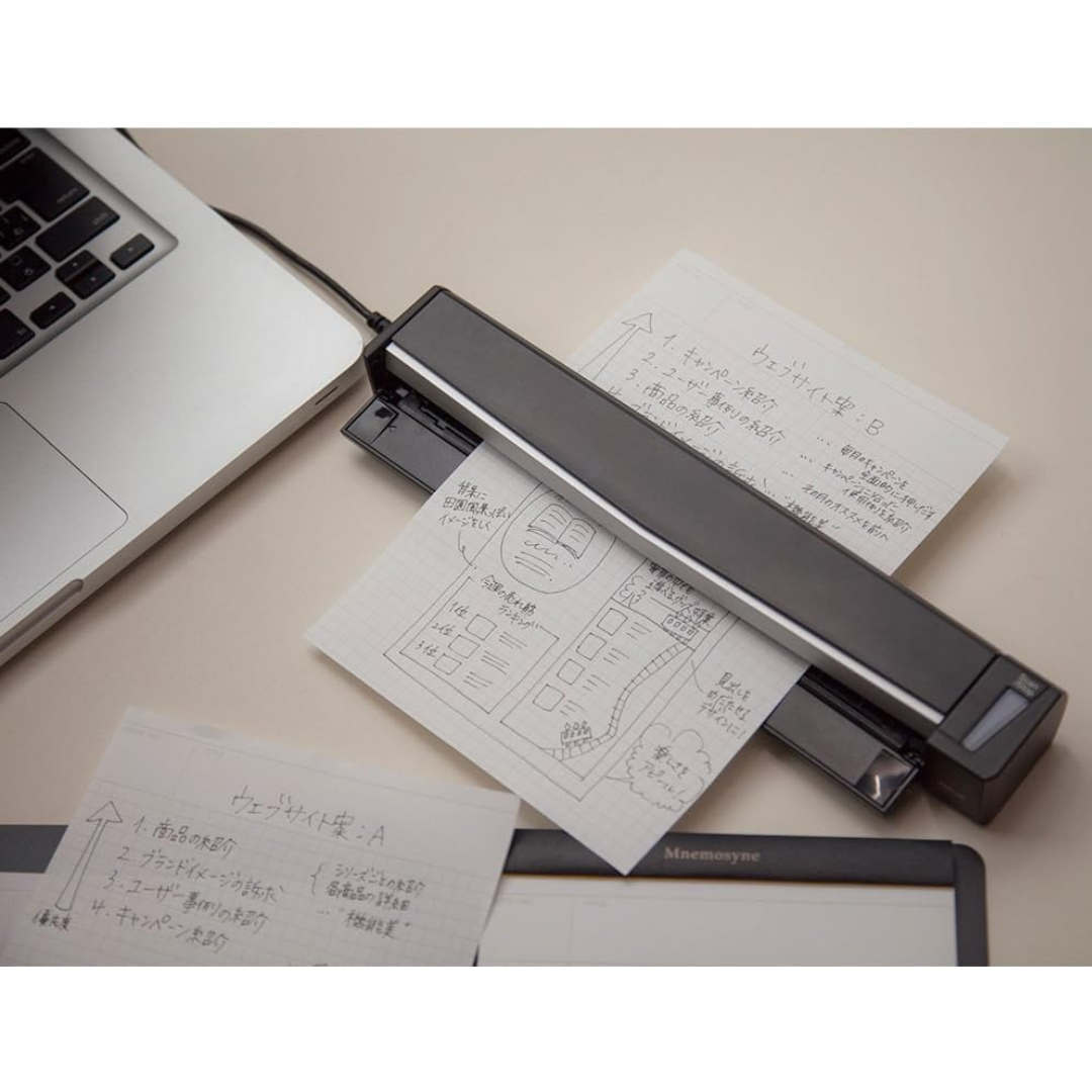 Maruman Mnemosyne Notepad Holder with 5 Pockets &amp; A4 Graph Notepad (Black) — Maruman notes/memos — premium stationery and lifestyle, at Cityluxe Singapore