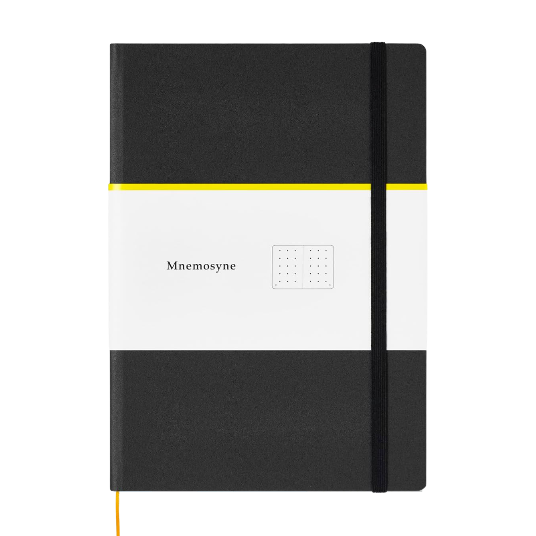 Maruman Mnemosyne A5 Journal Hardcover Notebook in Black — Maruman notes/memos — premium stationery and lifestyle, at Cityluxe Singapore