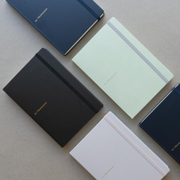 Maruman Mnemosyne A5 Journal Hardcover Notebook in Black — Maruman notes/memos — premium stationery and lifestyle, at Cityluxe Singapore