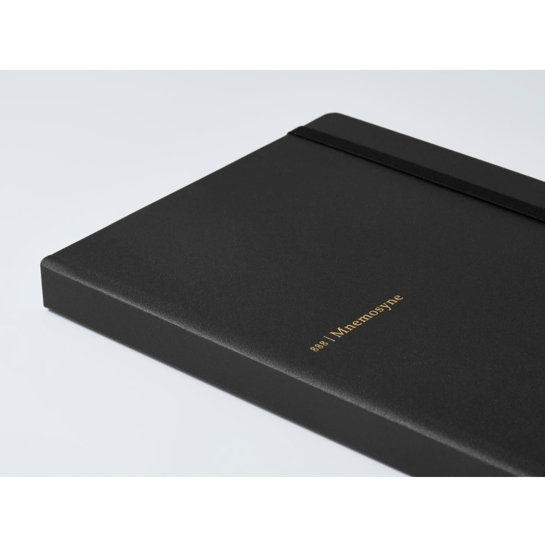 Maruman Mnemosyne A5 Journal Hardcover Notebook in Black — Maruman notes/memos — premium stationery and lifestyle, at Cityluxe Singapore