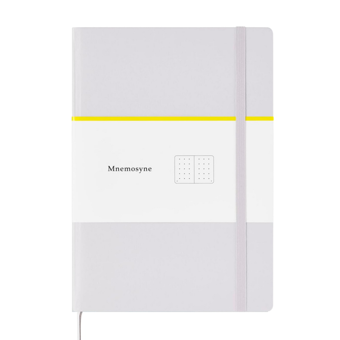 Maruman Mnemosyne A5 Journal Hardcover Notebook in Light Gray — Maruman notes/memos — premium stationery and lifestyle, at Cityluxe Singapore