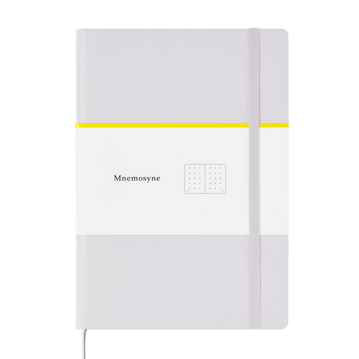 Maruman Mnemosyne A5 Journal Hardcover Notebook in Light Gray — Maruman notes/memos — premium stationery and lifestyle, at Cityluxe Singapore