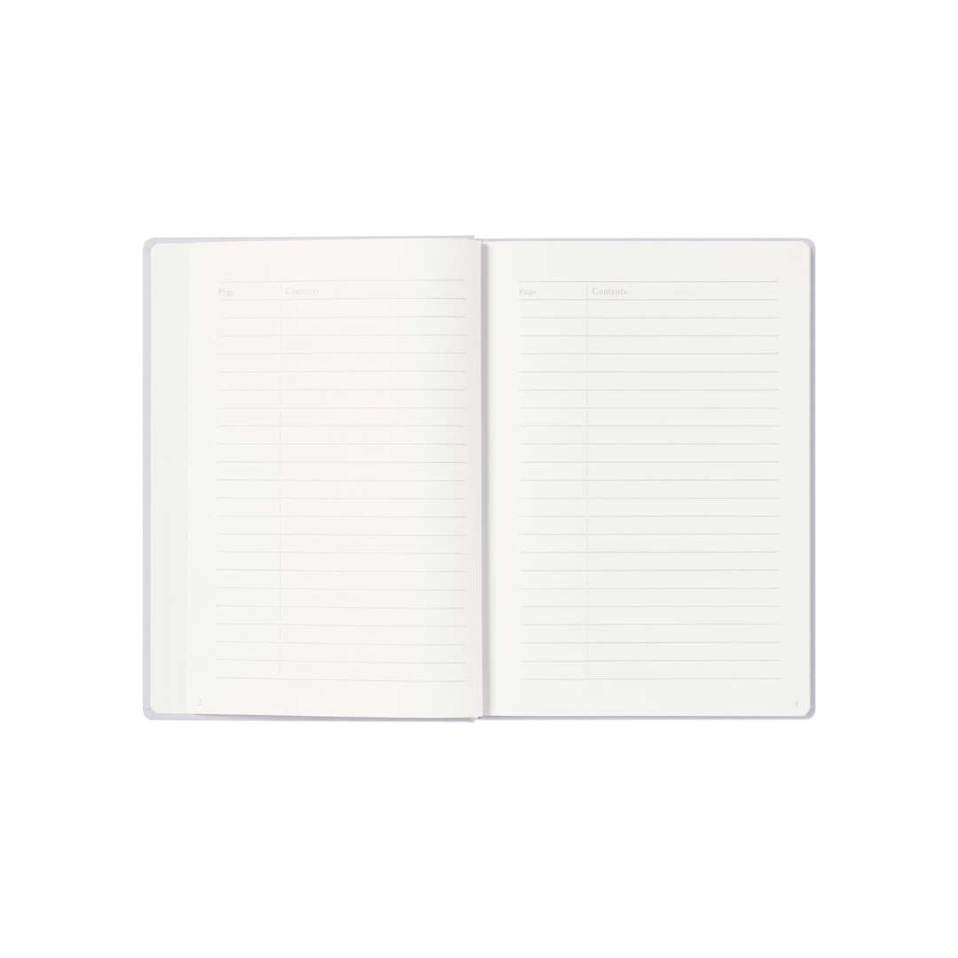 Maruman Mnemosyne A5 Journal Hardcover Notebook in Light Gray — Maruman notes/memos — premium stationery and lifestyle, at Cityluxe Singapore