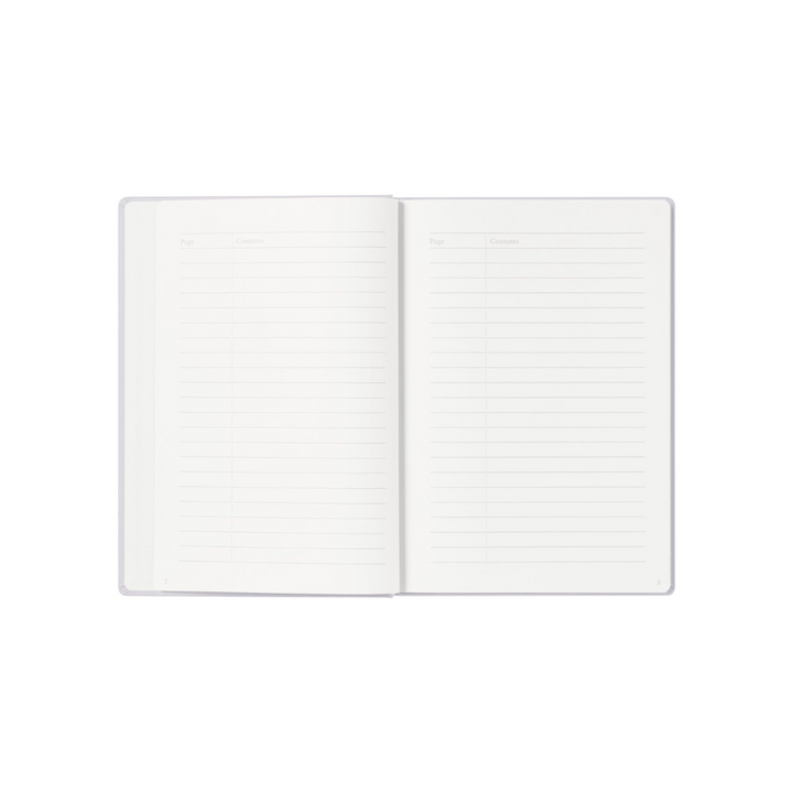 Maruman Mnemosyne A5 Journal Hardcover Notebook in Light Gray — Maruman notes/memos — premium stationery and lifestyle, at Cityluxe Singapore