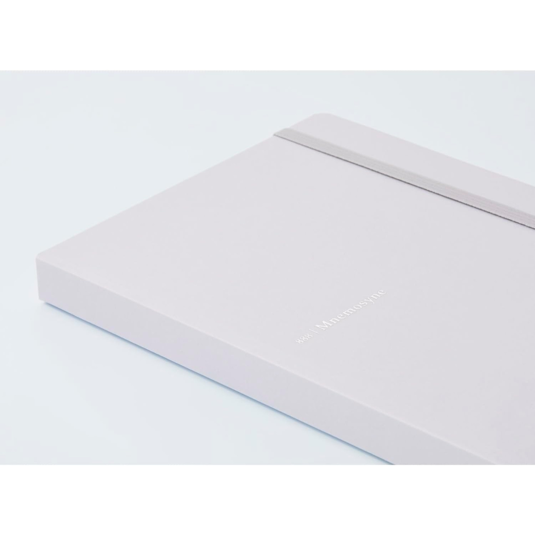 Maruman Mnemosyne A5 Journal Hardcover Notebook in Light Gray — Maruman notes/memos — premium stationery and lifestyle, at Cityluxe Singapore