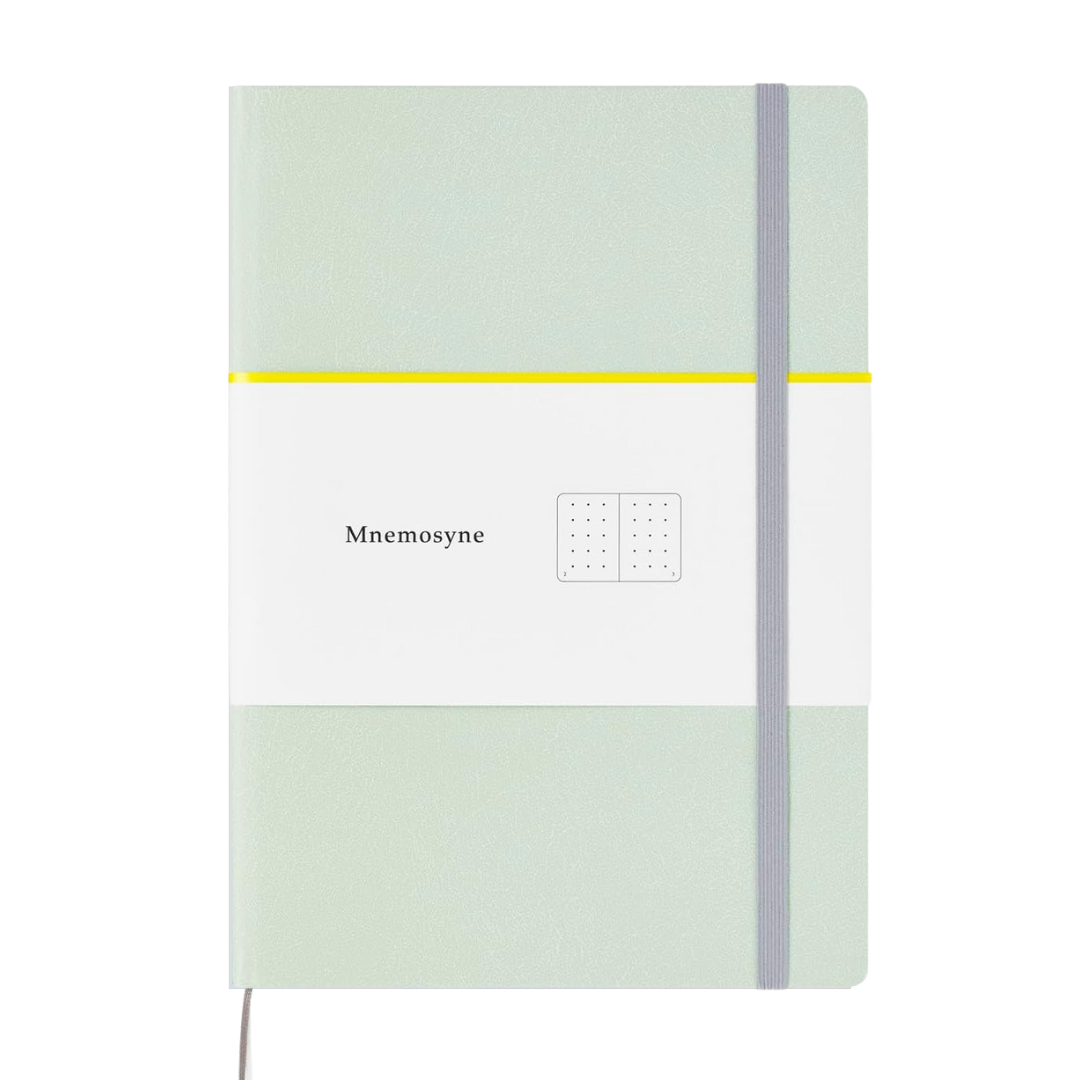 Maruman Mnemosyne A5 Journal Hardcover Notebook in Mint Green — Maruman notes/memos — premium stationery and lifestyle, at Cityluxe Singapore