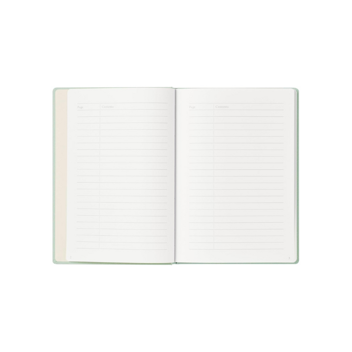 Maruman Mnemosyne A5 Journal Hardcover Notebook in Mint Green — Maruman notes/memos — premium stationery and lifestyle, at Cityluxe Singapore