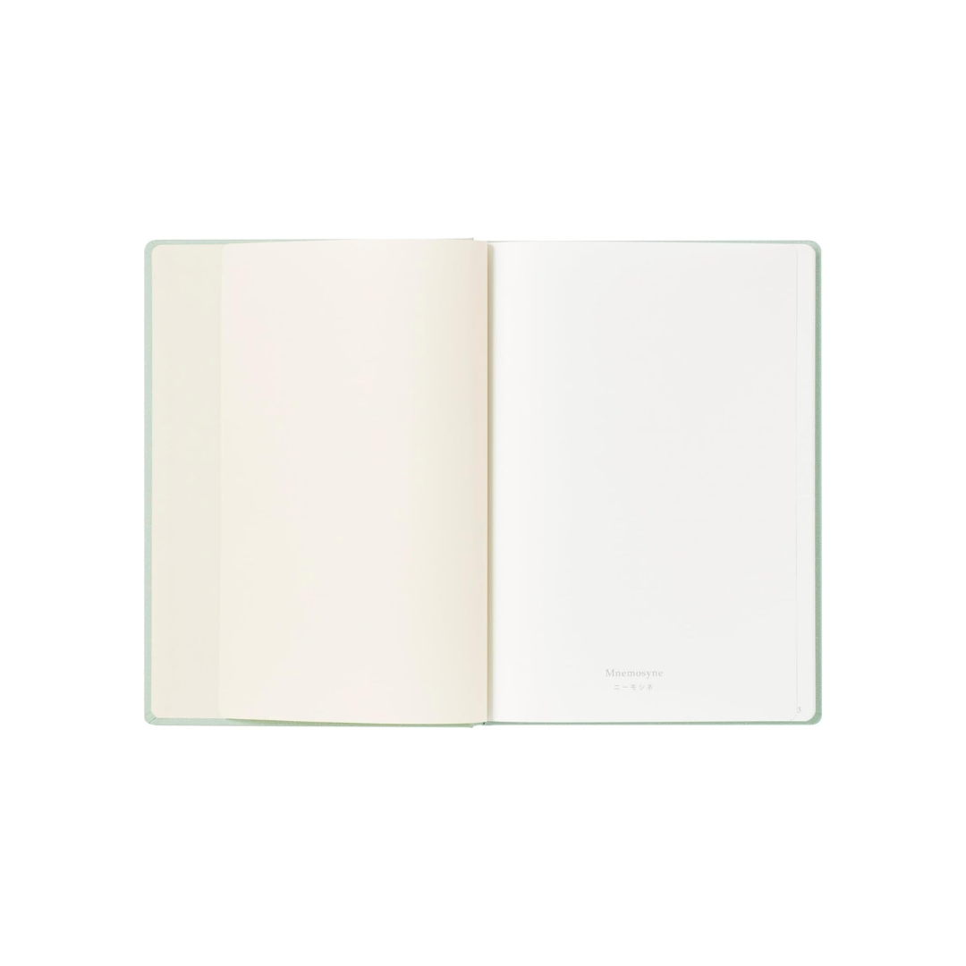 Maruman Mnemosyne A5 Journal Hardcover Notebook in Mint Green — Maruman notes/memos — premium stationery and lifestyle, at Cityluxe Singapore