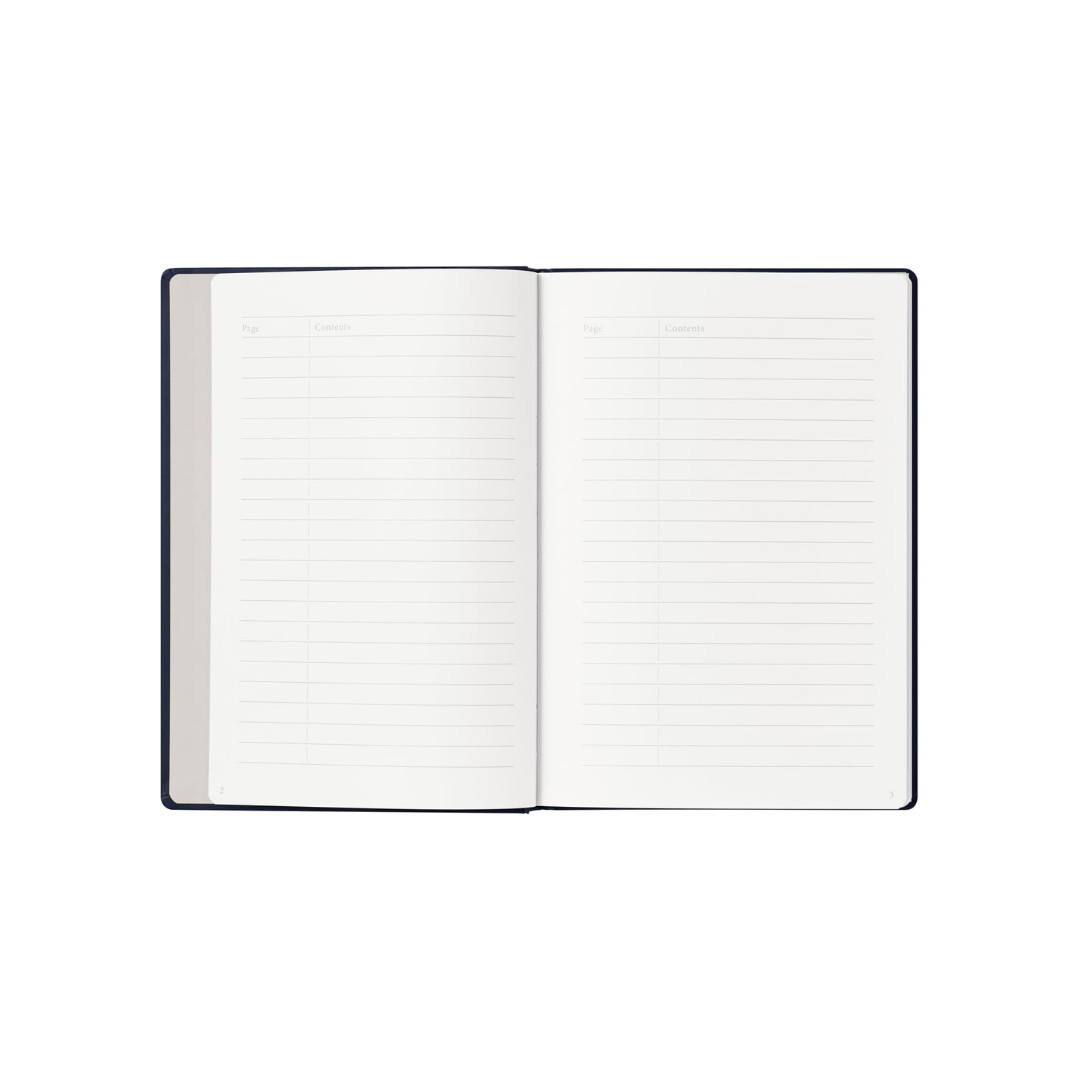 Maruman Mnemosyne A5 Journal Hardcover Notebook - Navy