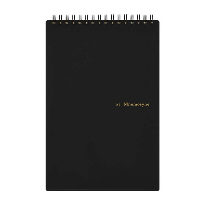Maruman Mnemosyne A5 Memo Pad in Graph (Black) — Maruman notes/memos — premium stationery and lifestyle, at Cityluxe Singapore