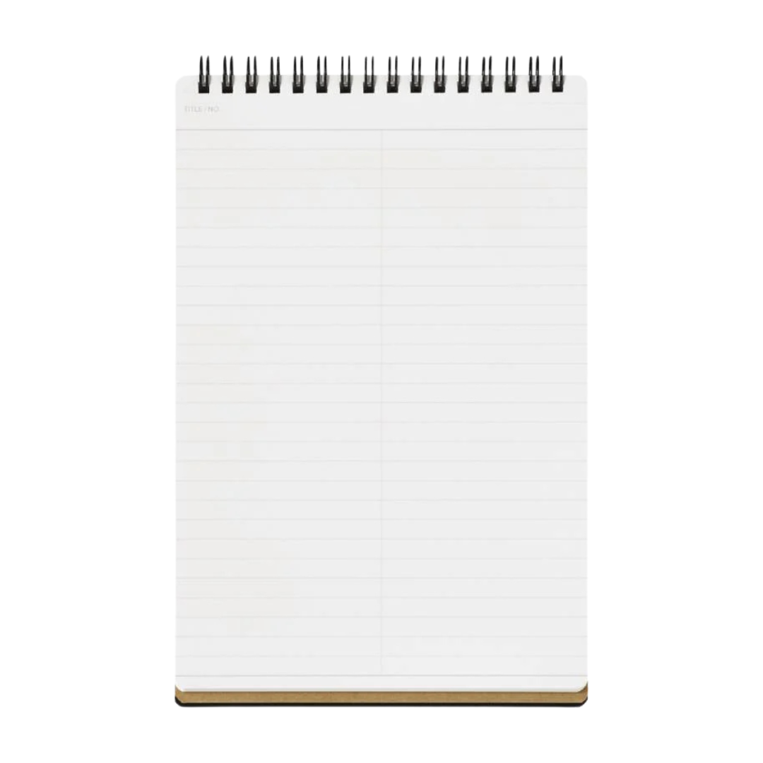 Maruman Mnemosyne A5 Memo Pad in Ruled (Black) — Maruman notes/memos — premium stationery and lifestyle, at Cityluxe Singapore