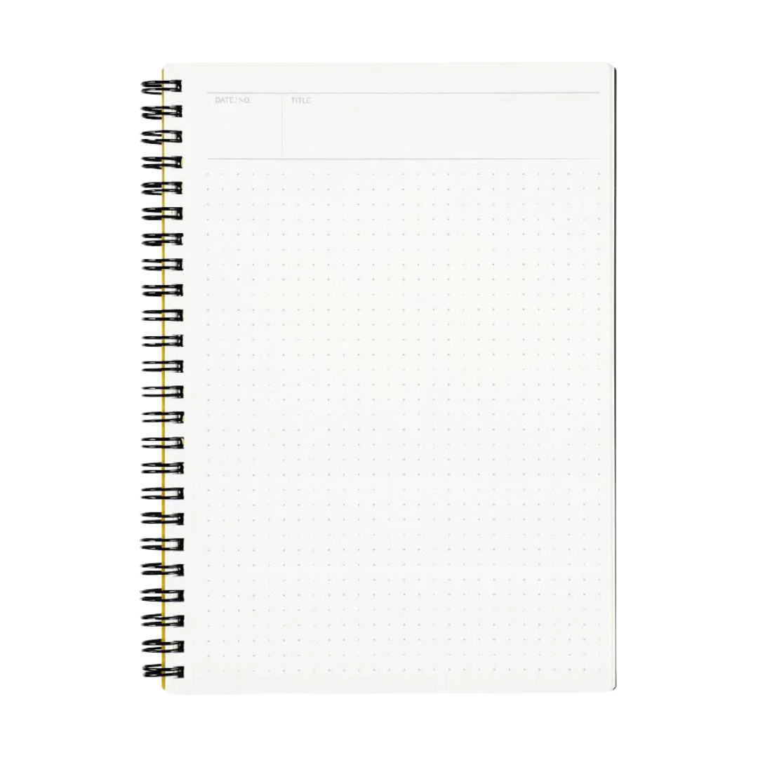 Maruman Mnemosyne A5 Notebook - Dot Grid (Black)